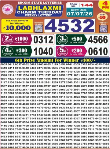 Labh Laxmi 4 PM Result