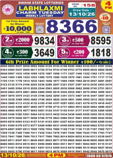 Labh Laxmi 4 PM Result