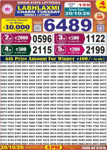 Labh Laxmi 4 PM Result