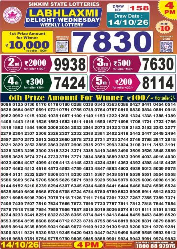 Labh Laxmi 4 PM Result