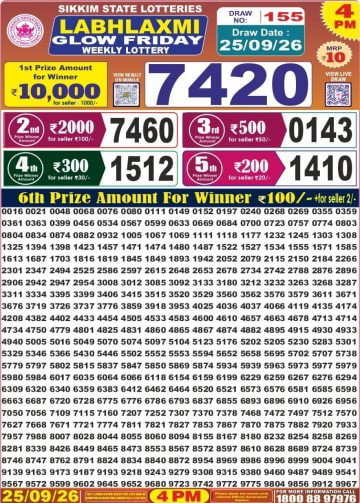 Labh Laxmi 4 PM Result