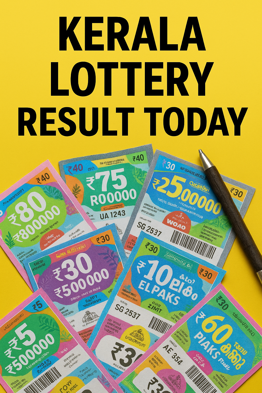 Kerala Lottery Result Today - May 2025