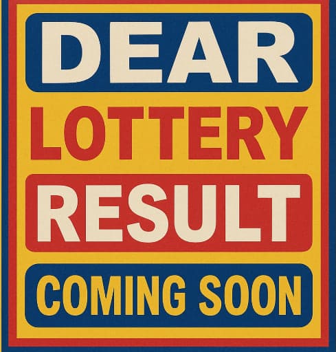 Dear Lottery Result 1 PM – Live Draw Image