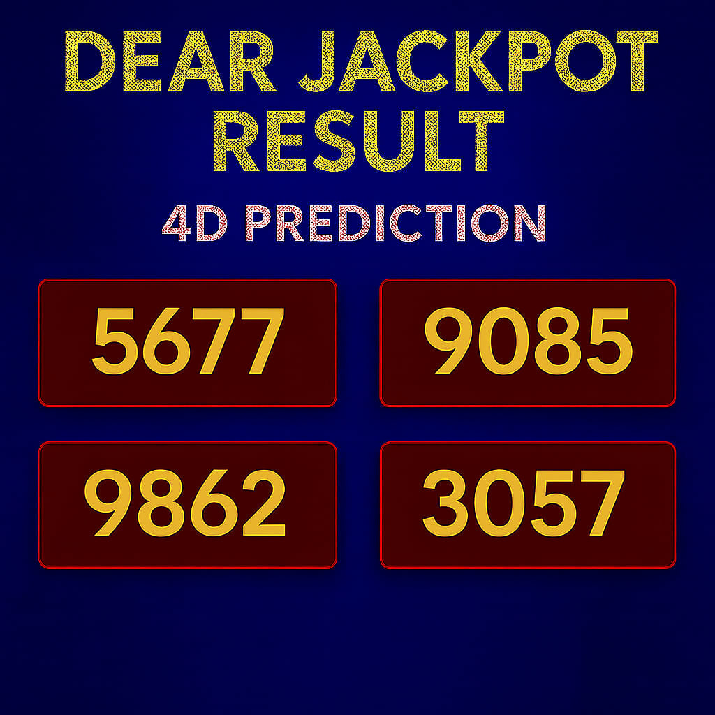 Dear Lottery 6 PM Result – Live Draw Image